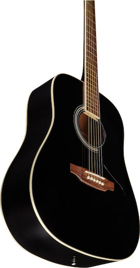 Eko Semi-acustic Chitară Ranger 6 Negru