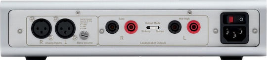 Lindemann Musicbook Power 1000 Τελικός Ενισχυτής Hi-Fi Stereo 500W/4Ω Ασημί