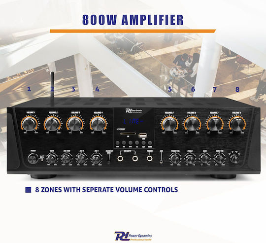 Power Dynamics PV280BT Integriert Hi-Fi-Verstärker Stereo 953.037 Schwarz
