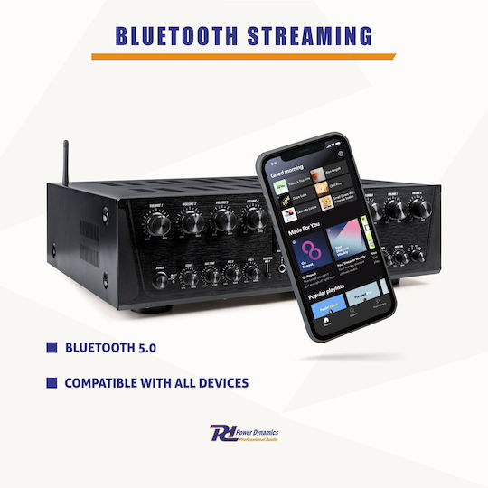 Power Dynamics PV280BT Integriert Hi-Fi-Verstärker Stereo 953.037 Schwarz