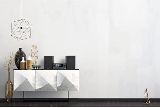 Kenwood Ηχοσύστημα 2.0 M-9000S M-9000S-B 100W με CD / Digital Media Player, WiFi και Bluetooth Μαύρο