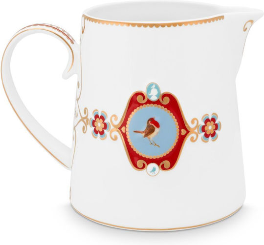 PiP Studio Love Birds Medallion de Servire din Porțelan Alb 1buc