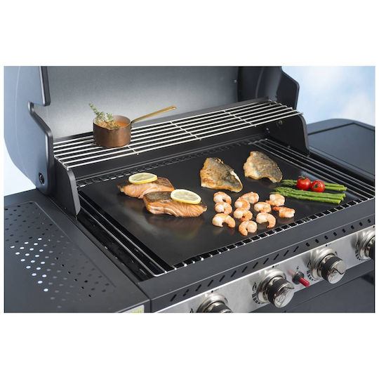 NoStik Non-Stick Grill Baking Sheet BBQ Multipurpose 40x50cm Black