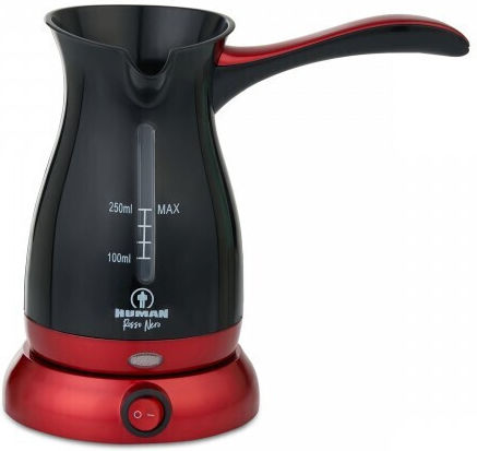 Human HU5007 Ηλεκτρικό Μπρίκι 650W με Χωρητικότητα 300ml Rosso Nero