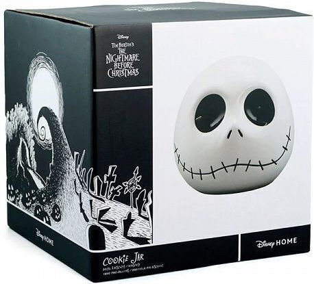 Half Moon Bay Nightmare Before Christmas - Jack Skellington Бисквитник Керамично Бял 17x17x17.8бр 1бр