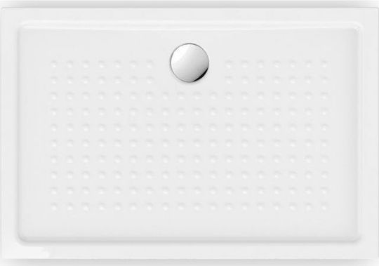 GSI Rectangular Porcelain Shower White 120x70x4cm