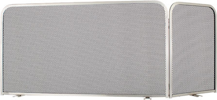Zogometal Metallic Fireplace Screen with 2 Panels 90x40x50cm Copper