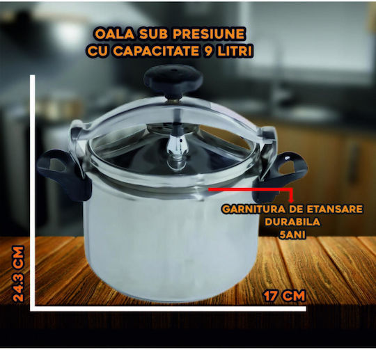 Hausberg Pressure Cooker 9lt