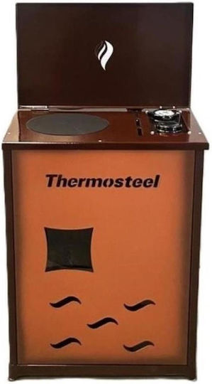 Thermosteel Σόμπα Πετρελαίου 10.46kW Γκρι