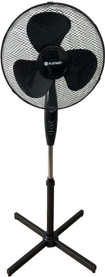 Platinet Ventilator Pe Piedestal 40W Negru
