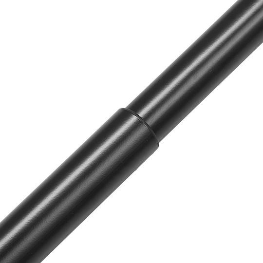 Vevor Сгъваемо Металик Корниз 92-183cm Черен