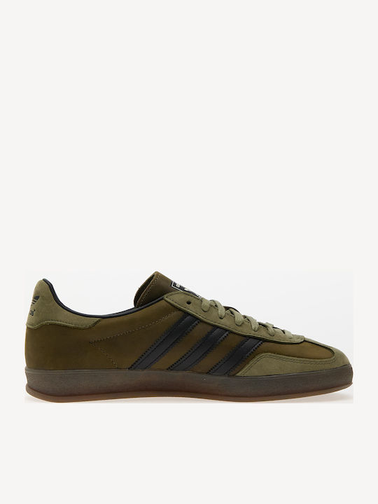Gazelle Indoor Herren Sneakers Focus Olive / Core Black / Gum5
