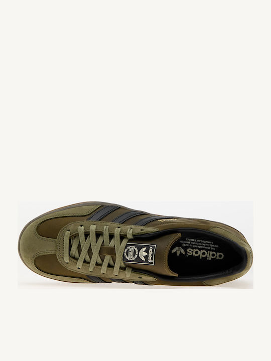 Gazelle Indoor Herren Sneakers Focus Olive / Core Black / Gum5
