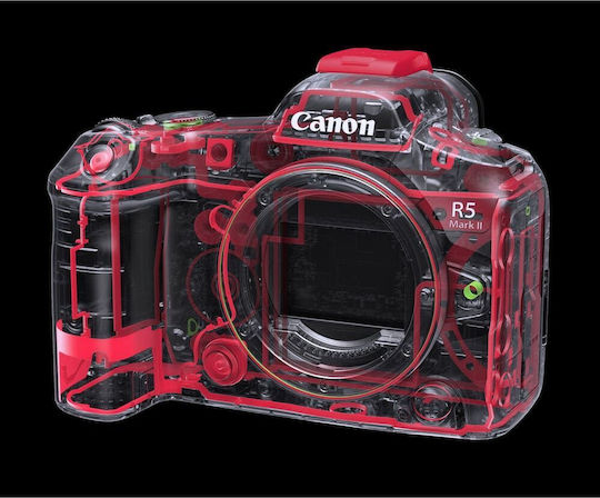 Canon EOS R5 Mark II Mirrorless Φωτογραφική Μηχανή Body Μαύρη