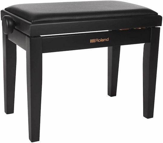 Roland Musikhocker für Klavier Einstellbar Satin Schwarz M55xB33xH45.5-55.5cm