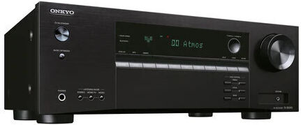 Onkyo TX-SR393 Heimkino-Radioverstärker 4K 5.2 Kanäle 135W/6Ω mit HDR und Dolby Atmos Schwarz