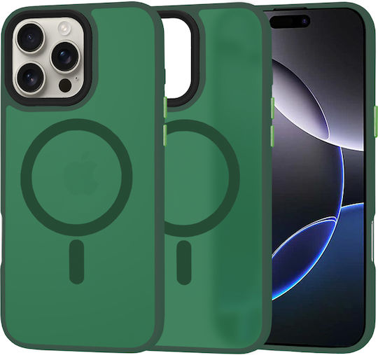 Techsuit Halofrost Back Cover Green (iPhone 16 Pro Max)