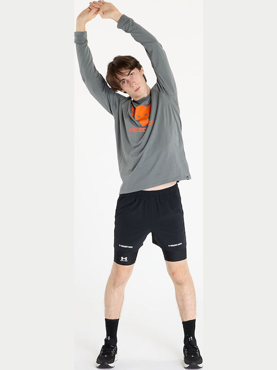Project Rock Brahma Bull T-shirt Clay Green, Team Orange