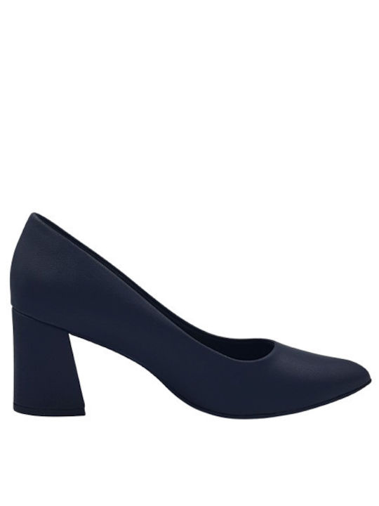 Piccadilly Anatomic Pointed Toe Blue Heels