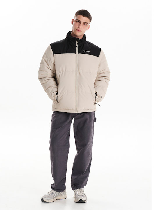 Emerson Jacket Puffer Ecru/black