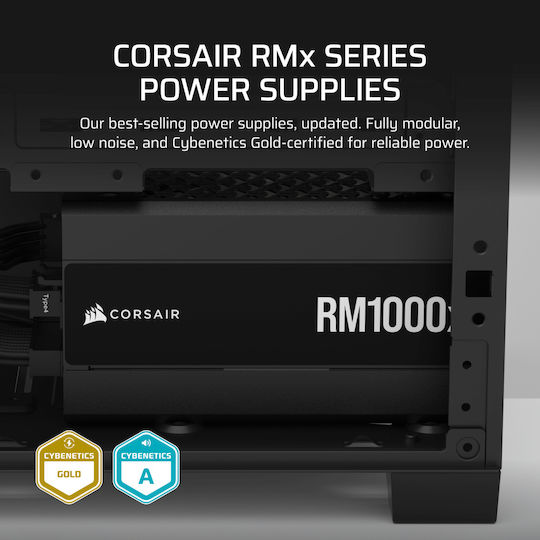 Corsair 1000W Black Computer Power Supply Full Modular (CP-9020271-EU)