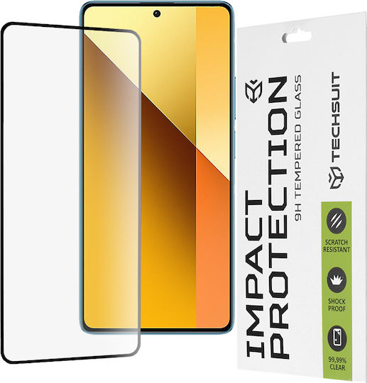 Techsuit 111d Full Glue Full Face Tempered Glass Black (Redmi Note 13 5G)