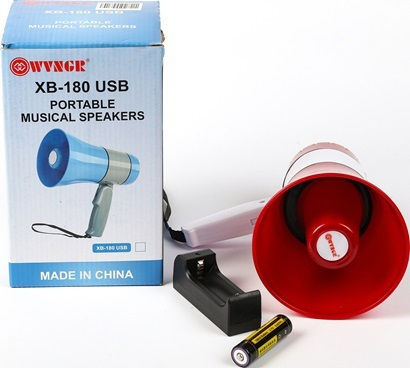 WVGNR Megaphone with Voice Recording Blue