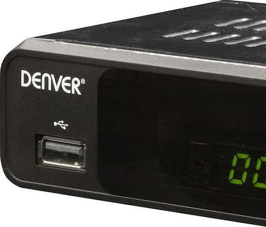 Denver Satellite Decoder DVBS-206HD Full HD (1080p) DVB-S2 in Black Color
