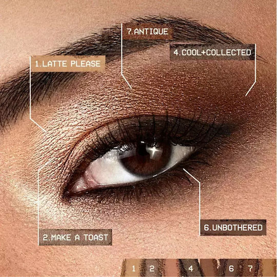 Smashbox Always On Eye Shadow Palette Matte in Solid Form Fiery Vibes 6.8gr