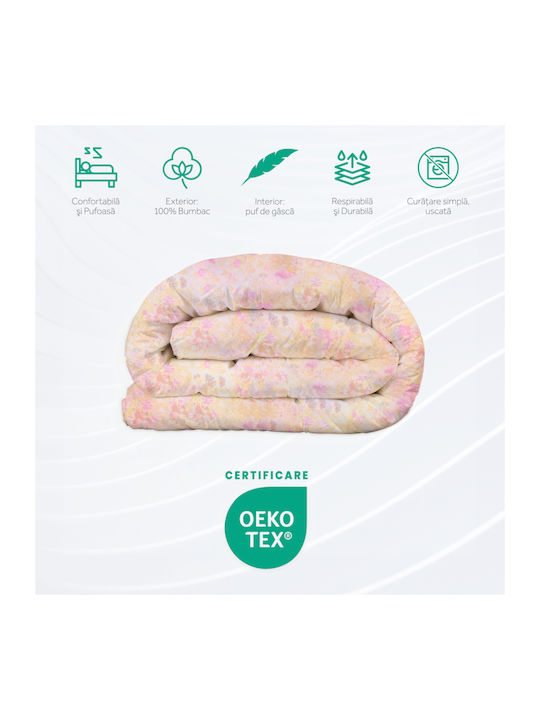 HappyNest Pilotă Semi-dublu De Puf 180x200cm Roz
