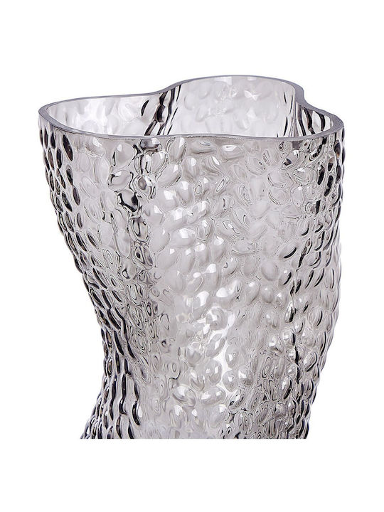 Beliani Διακοσμητικό Βάζο Glas Gray 1Stück