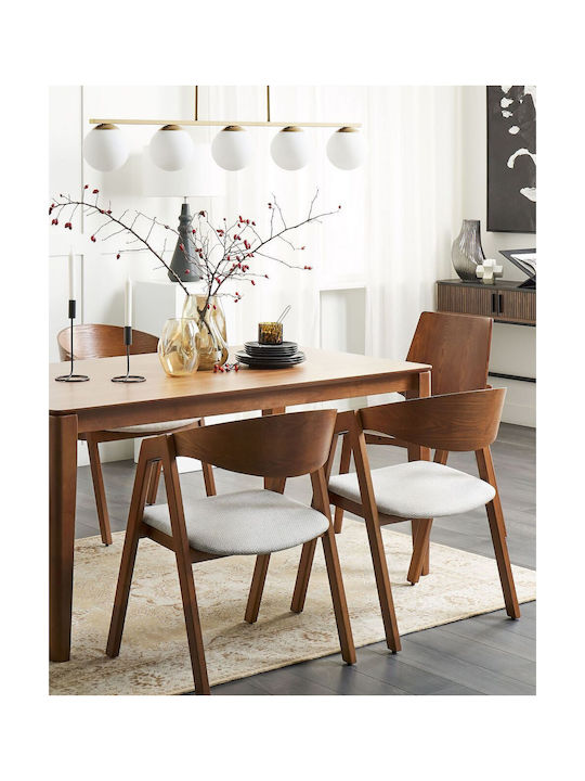 Beliani Διακοσμητικό Βάζο Glas Gray 1Stück