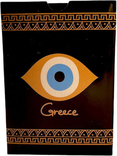 Τράπουλα Μάτι Ελλάδα Σκούρο Καφέ Trading Cards Dark Brown Evil Eye Greece
