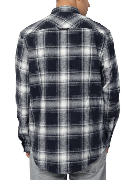 Tommy Hilfiger Flannel Shirt Dark Blue