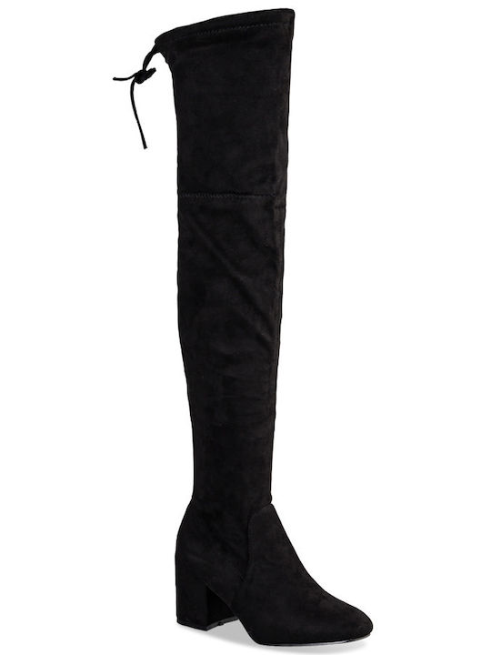 Envie Shoes Women's Boots Over the Knee Black