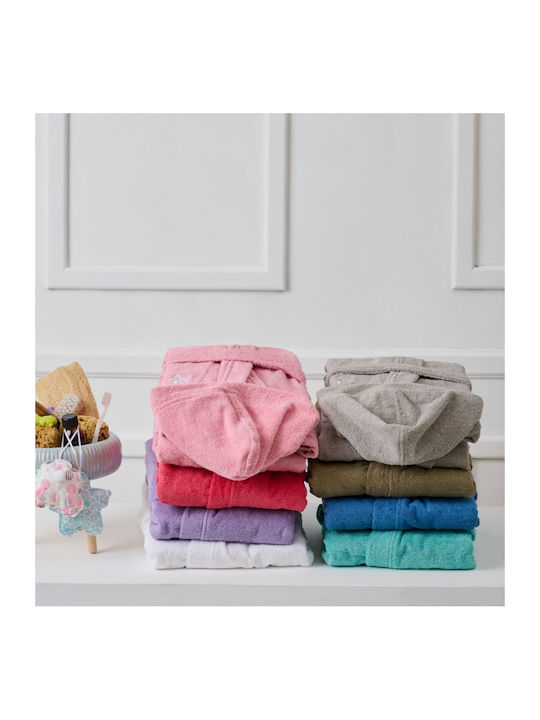Cokitex Kids Hooded Bathrobe Beauty Line Strawberry