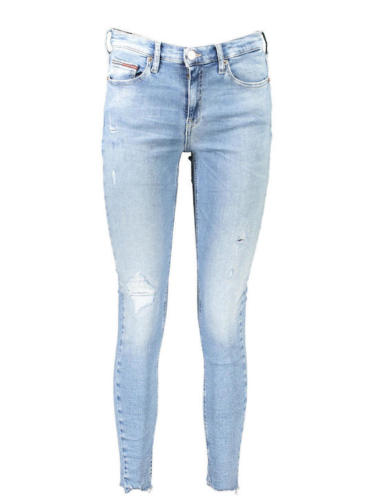 Tommy Hilfiger Damenjeanshose Mittlere Taille in Enger Passform Blue