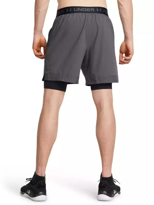 Under Armour Ua Vanish Woven 2 в 1 Мъжка Бермуда Сива Under Armour Ua Vanish Woven 2 в 1 Мъжка Бермуда Сива