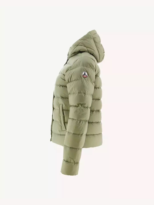 Just Over The Top Women's Long Lifestyle Jacket for Winter Green