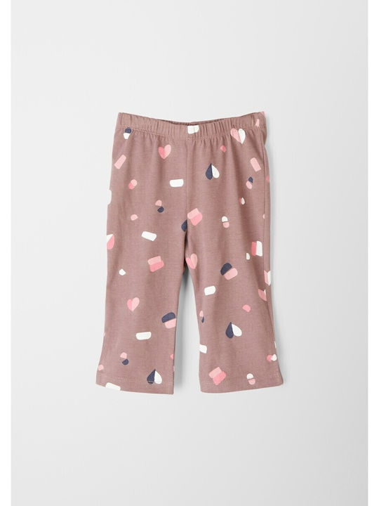 Kinder Leggings Lang Purple