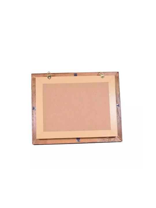 SP Souliotis Διακοσμητικό Τοίχου από Ξύλο 25x25cm