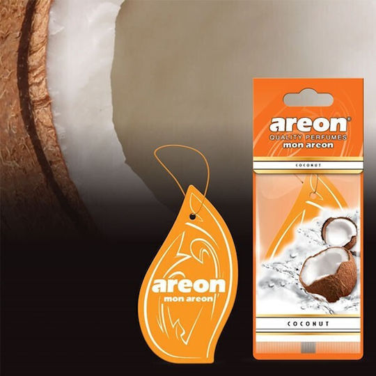 Areon Car Air Freshener Tab Pendand Mon Coconut