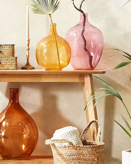 Beliani Glasvase Transparent