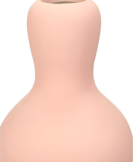 ArteLibre Декоративна ваза Стъкло Matt Pink 13.5x13.5x20.4см 1бр