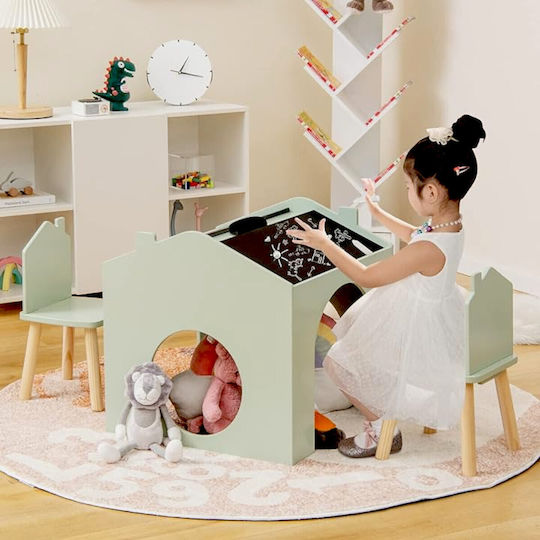 Set Masă cu Scaune pentru Copii pentru Desen Multicolor