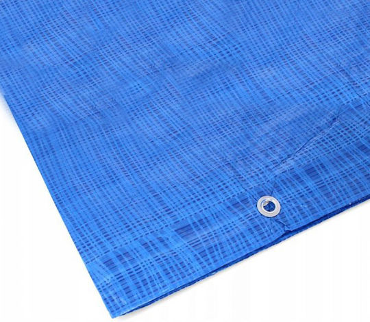 Waterproof Laminated Polyethylene Tarp 5x5m Blue