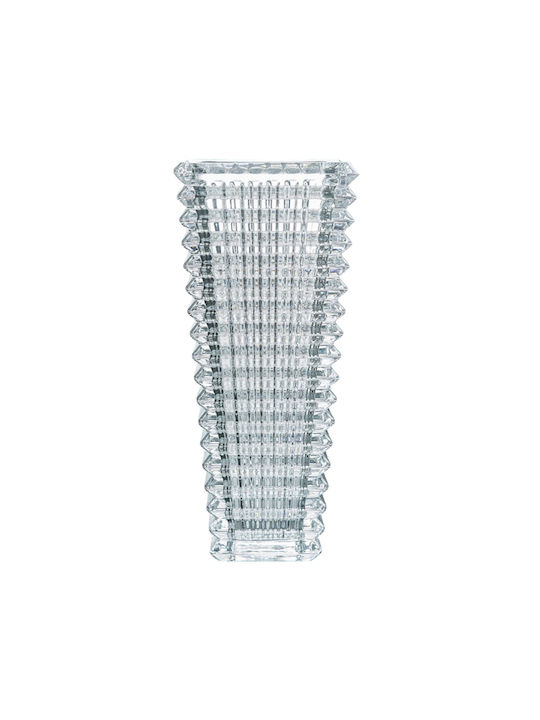 Artekko Decorative Vase Glassy Transparent 16.5x12x28cm