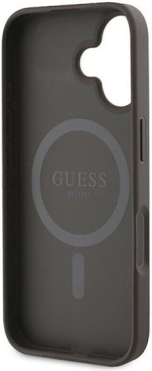 Guess Back Cover Δερματίνης / Δερμάτινο Καφέ (iPhone 16 Plus, Guess)