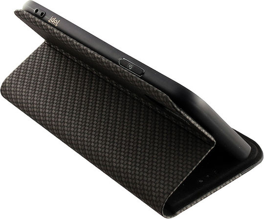 Idol 1991 Elite Anti-rfid Book Synthetic Leather / Silicone Black (iPhone 16)