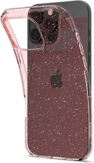 Spigen Liquid Crystal Glitter Back Cover Σιλικόνης Ροζ (iPhone 16 Pro)